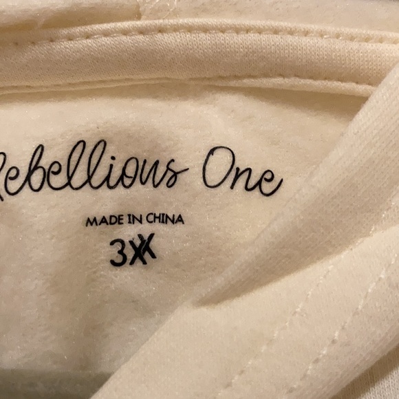 Hippie daisy plus size 70’s vibe pullover hoodie size 3x - Picture 4 of 8